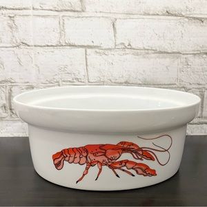 MAJILLY Design BIA Cordon Bleu Large Oval Casserole Dish Lobster 10”X8” NO LID!